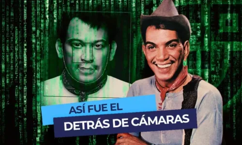 Detrás de cámaras del spot de Soriana y Cantinflas