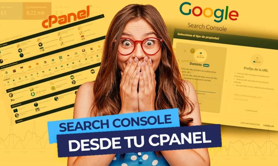 Configura tu propiedad de dominio de Google Search Console desde tu cPanel