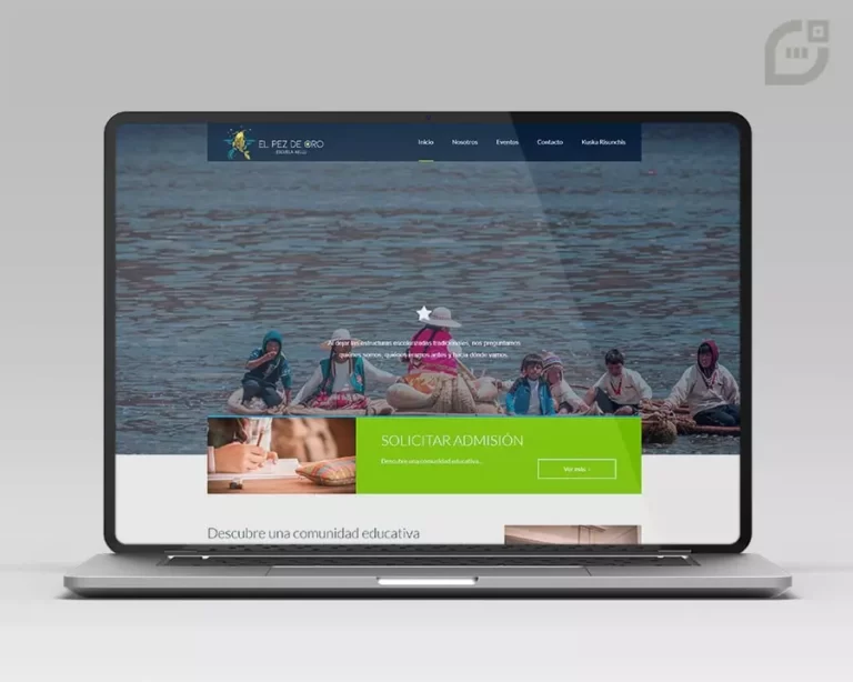 Desarrollo de la página web para El Pez de Oro Desarrollo de la página web para El Pez de Oro